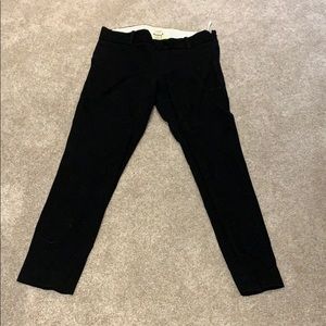 J Crew Stretch City Fit Black Pants